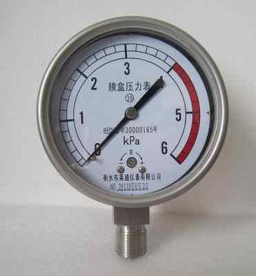 綠環(huán)YE-100膜盒壓力表今日?qǐng)?bào)價(jià)及產(chǎn)品解析